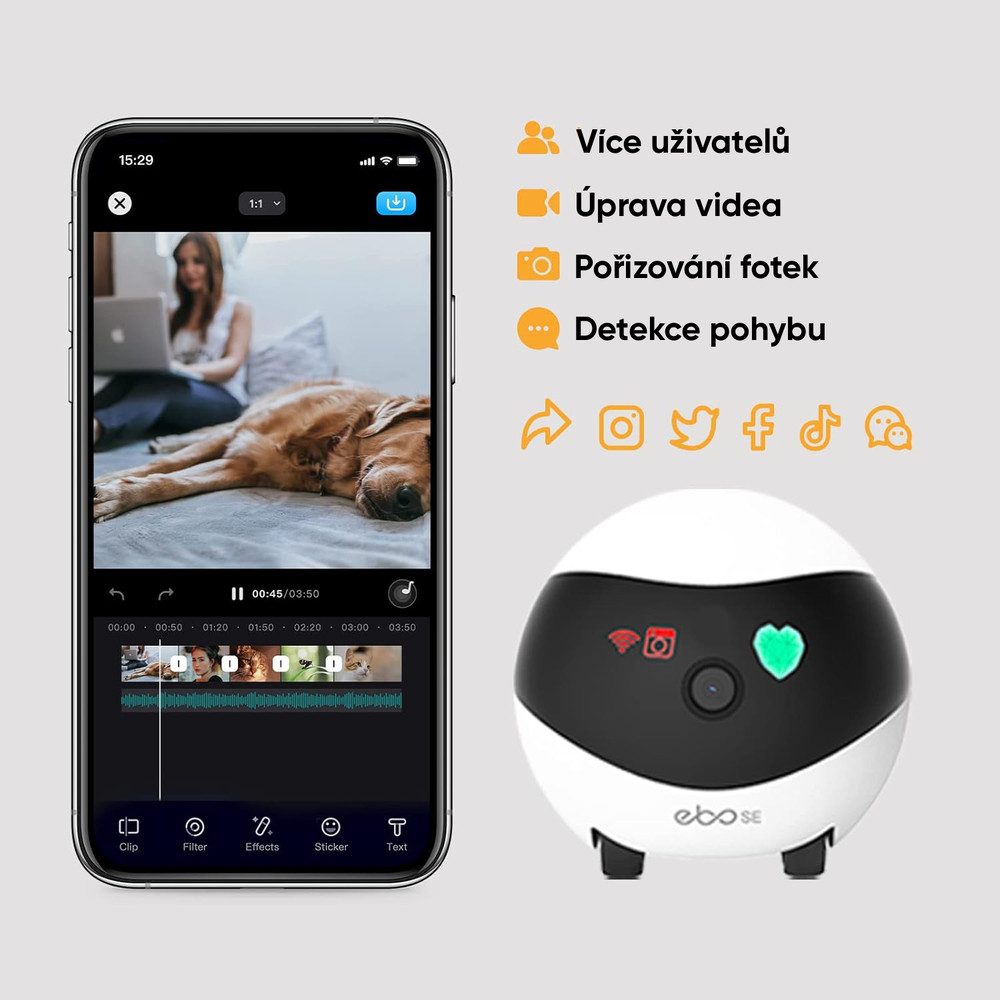 Mobilní aplikace EBO