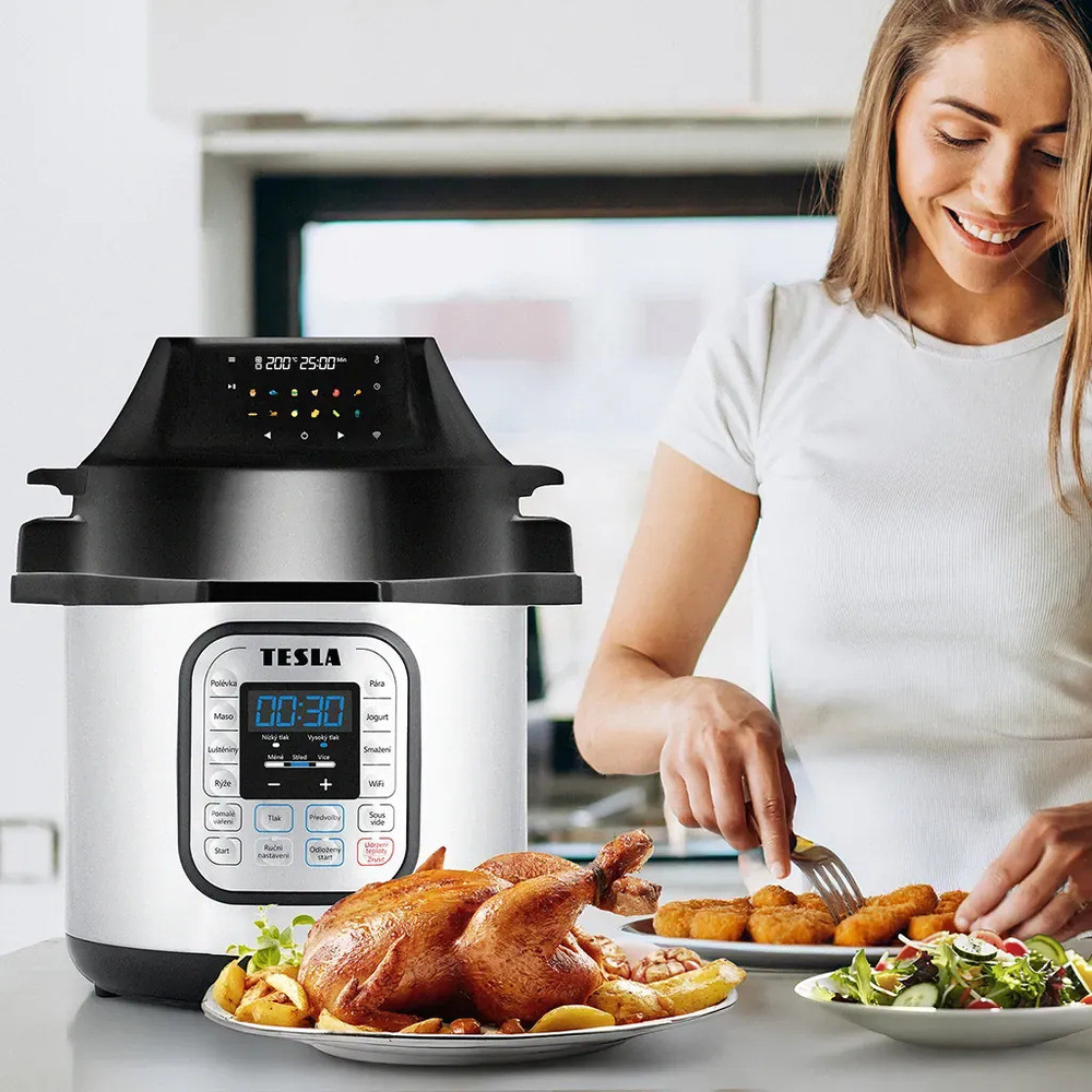 Představení multifunkčního hrnce Tesla EliteCook K70 Wifi Duo