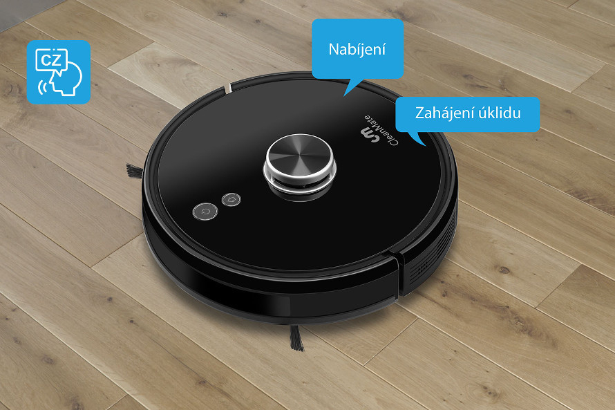Česky mluvící robotický vysavač
