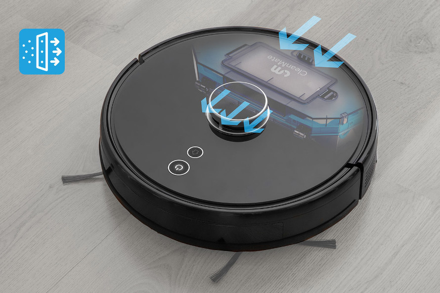 Třístupňová filtrace s HEPA filtrem