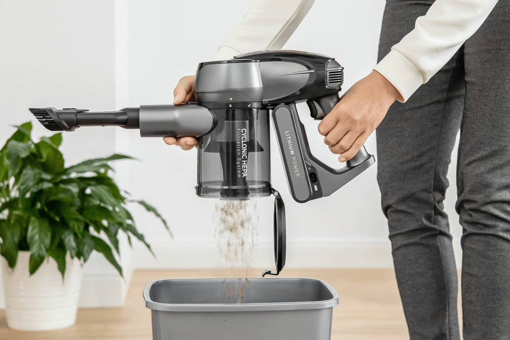 Jednoduché  vysypávání nečistot