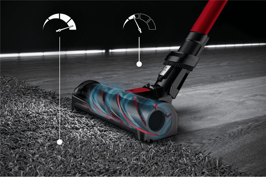 Vysoký sací výkon a dlouhá doba provozu