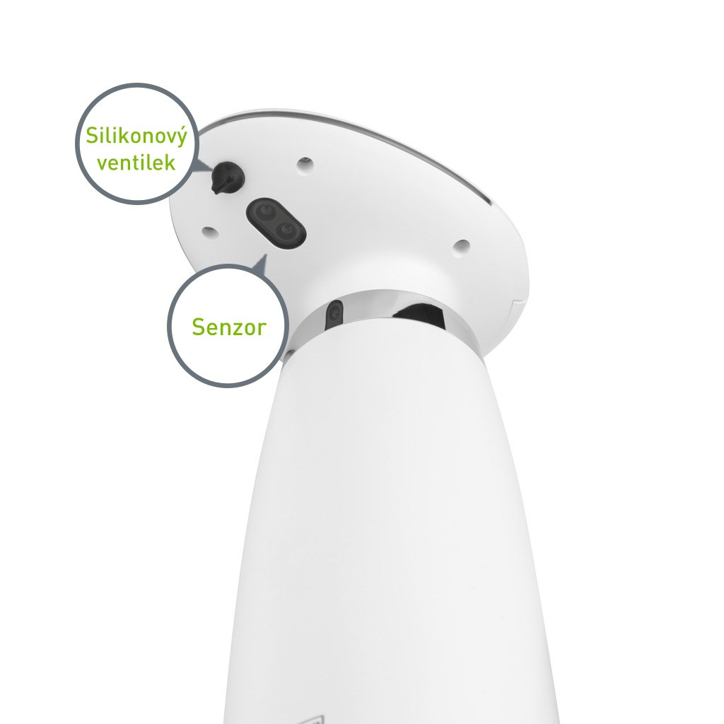 Precizní práce IR senzoru, funkce „No Drip”