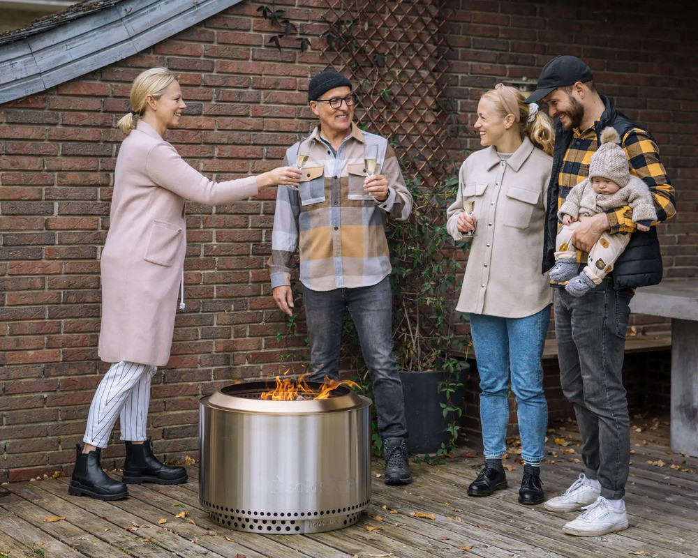  Bezkouřové ohniště s podstavcem